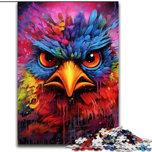 Puzzle für Erwachsene, 1000 Tier-Spatzen-Puzzle aus Holz, anspruchsvolles Denkspiel für Teenager, unterhaltsames interaktives Spiel für die ganze Familie, 1000 Teile(50x75cm) von XHAXING