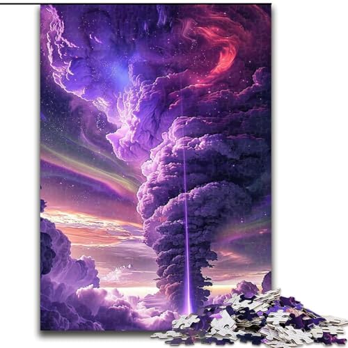 Puzzle für Erwachsene, 1000 Traumwolken-Puzzle, aus Pappe, Weihnachten, Halloween, Ostern, Neujahr, 1000 Teile(26x38cm) von XHAXING