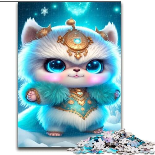 Puzzle für Erwachsene, 1000 süße Drachenbaby-Puzzles aus Pappe, Eltern, Partner, Freunde – ab 14 Jahren, 1000 Teile(26x38cm) von XHAXING