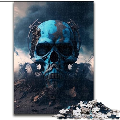 Puzzle für Erwachsene, 1000-teiliges, wunderschönes Totenkopf-Puzzle aus Pappe, anspruchsvolles Denkspiel für Teenager, perfekt als Heimdekoration oder Geschenk, 1000 Teile(26x38cm) von XHAXING