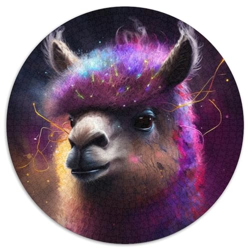 Puzzle für Erwachsene, 1000-teiliges Alpaka-Puzzle für Erwachsene, anspruchsvolles Denkspiel – entspannendes Spielzeug für Teenager (67,5 x 67,5 cm) von XHAXING