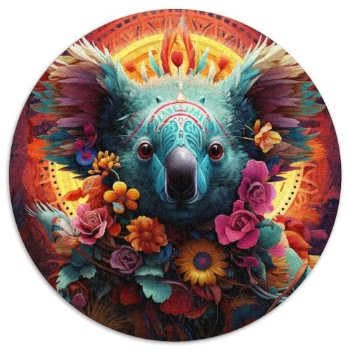 Puzzle für Erwachsene, 1000-teiliges Art-Koala-Puzzle für Erwachsene, anspruchsvolles Denkspiel – entspannendes Spielzeug für Teenager (67,5 x 67,5 cm) von XHAXING