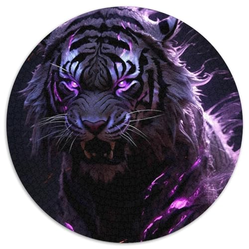 Puzzle für Erwachsene, 1000-teiliges Art Tigers-Puzzle für Erwachsene, anspruchsvolles Denkspiel – entspannendes Spielzeug für Teenager (67,5 x 67,5 cm) von XHAXING