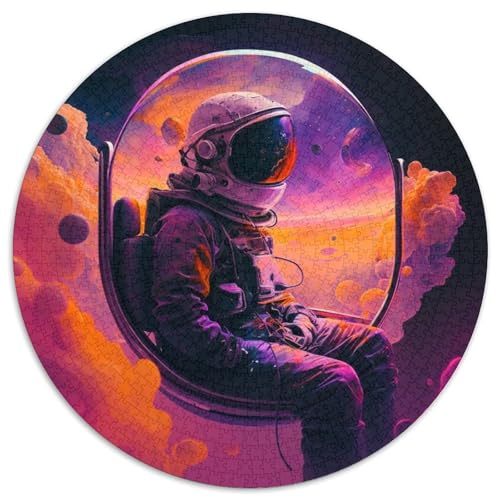 Puzzle für Erwachsene, 1000-teiliges Astronauten-Puzzle für Erwachsene, anspruchsvolles Denkspiel – entspannendes Spielzeug für Teenager (67,5 x 67,5 cm) von XHAXING