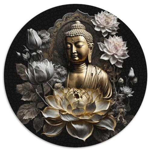 Puzzle für Erwachsene, 1000-teiliges Buddha-Papierpuzzle, anspruchsvolles Denkspiel für Teenager, perfekt als Heimdekoration oder Geschenk (Größe 67,5 x 67,5 cm) von XHAXING