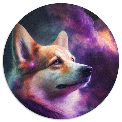 Puzzle für Erwachsene, 1000-teiliges Corgi-Puzzle, 1000-teiliges Denkspiel für Teenager, (67,5 x 67,5 cm) von XHAXING