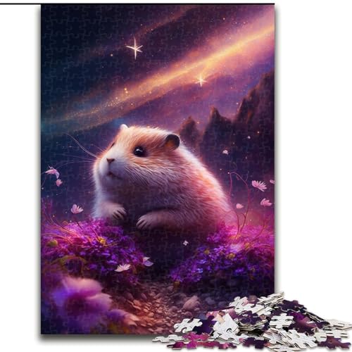 Puzzle für Erwachsene, 1000-teiliges Hamster-Puzzle aus Pappe, anspruchsvolles Denkspiel für Teenager, unterhaltsames interaktives Spiel für die ganze Familie, 1000 Teile(26x38cm) von XHAXING