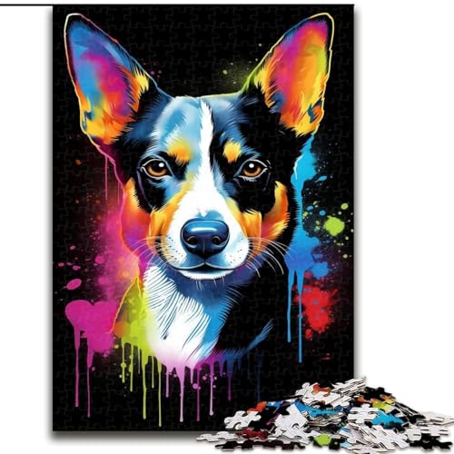 Puzzle für Erwachsene, 1000-teiliges Hunde-Puzzle aus Pappe, Familienaktivitätsspiel für Teenager, DIY-Heimdekor, Denksportaufgabe, Geschenk, 1000 Teile(26x38cm) von XHAXING