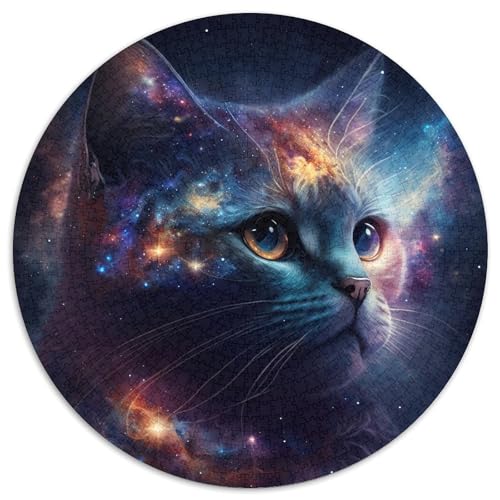 Puzzle für Erwachsene, 1000-teiliges Katzenpuzzle für Erwachsene, anspruchsvolles Denkspiel – entspannendes Spielzeug für Teenager (67,5 x 67,5 cm) von XHAXING