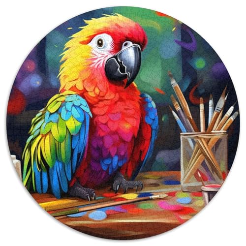 Puzzle für Erwachsene, 1000-teiliges Papageien-Puzzle für Erwachsene, Geburtstagsgeschenkidee, anspruchsvolles Denkspiel (Größe 67,5 x 67,5 cm) von XHAXING