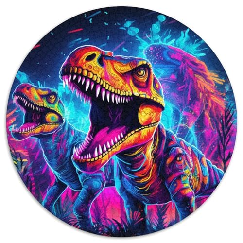 Puzzle für Erwachsene, 1000-teiliges Puzzle „Uralte Dinosaurier“, 1000-teiliges Denkspiel für Teenager, (67,5 x 67,5 cm) von XHAXING