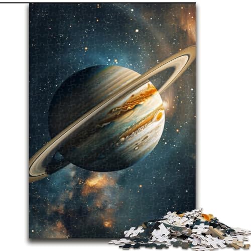 Puzzle für Erwachsene, 1000-teiliges Puzzle Kosmischer Traumplanet aus Pappe, Denkspiel, interaktives Familienspiel, geeignet für Kinder ab 14 Jahren, 1000 Teile(26x38cm) von XHAXING