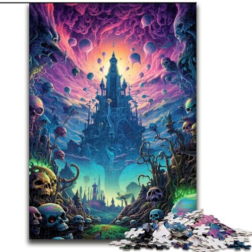 Puzzle für Erwachsene, 1000-teiliges Puzzle mit wunderschöner Berglandschaft aus Pappe, Denkspiel, interaktives Familienspiel, geeignet für Kinder ab 14 Jahren, 1000 Teile(26x38cm) von XHAXING