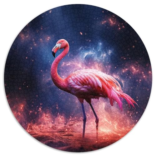 Puzzle für Erwachsene, 1000-teiliges Tier-Flamingo-Puzzle für Erwachsene, anspruchsvolles Denkspiel – entspannendes Spielzeug für Teenager (67,5 x 67,5 cm) von XHAXING