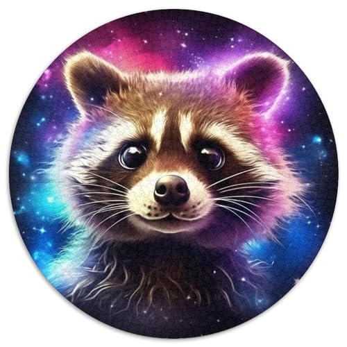 Puzzle für Erwachsene, 1000-teiliges Tier-Waschbär-Puzzle für Erwachsene, anspruchsvolles Denkspiel – entspannendes Spielzeug für Teenager (67,5 x 67,5 cm) von XHAXING