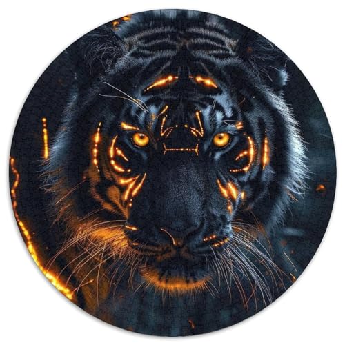 Puzzle für Erwachsene, 1000-teiliges Tiger-Puzzle für Erwachsene, anspruchsvolles Denkspiel – entspannendes Spielzeug für Teenager (67,5 x 67,5 cm) von XHAXING
