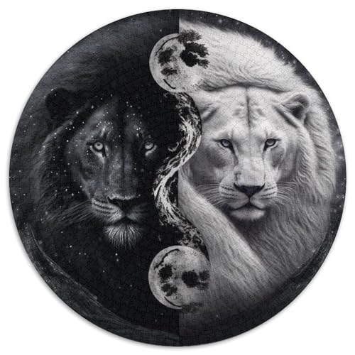 Puzzle für Erwachsene, 1000-teiliges Tiger-Puzzle für Erwachsene, anspruchsvolles Denkspiel – entspannendes Spielzeug für Teenager (67,5 x 67,5 cm) von XHAXING