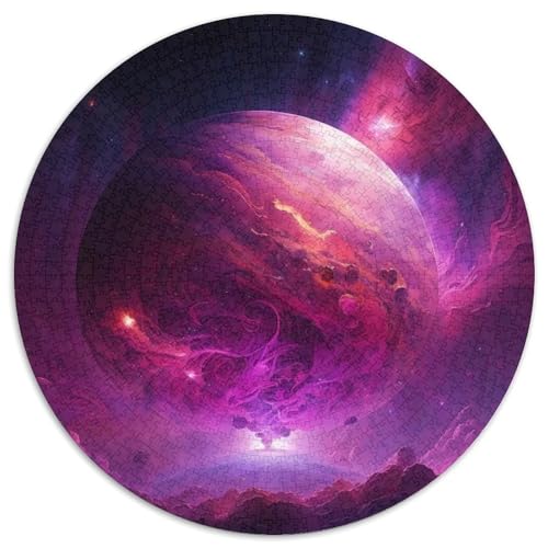 Puzzle für Erwachsene, 1000-teiliges Universum-Planeten-Landschaftspuzzle für Erwachsene, anspruchsvolles Denkspiel – entspannendes Spielzeug für Teenager (67,5 x 67,5 cm) von XHAXING