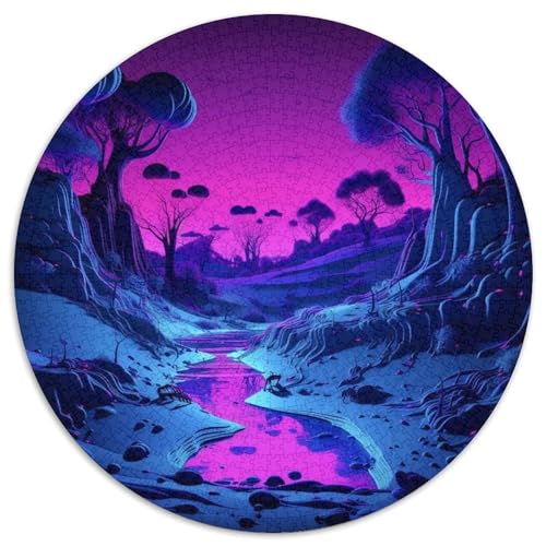 Puzzle für Erwachsene, 1000-teiliges Waldpuzzle für Erwachsene, anspruchsvolles Denkspiel – entspannendes Spielzeug für Teenager (67,5 x 67,5 cm) von XHAXING
