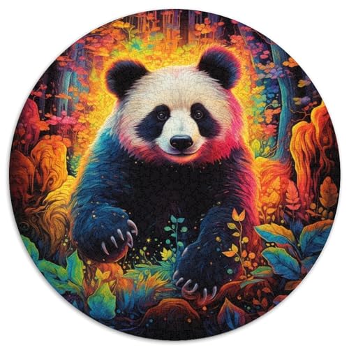 Puzzle für Erwachsene, 1000-teiliges buntes Tierpanda-Puzzle für Erwachsene, anspruchsvolles Denkspiel – entspannendes Spielzeug für Teenager (67,5 x 67,5 cm) von XHAXING