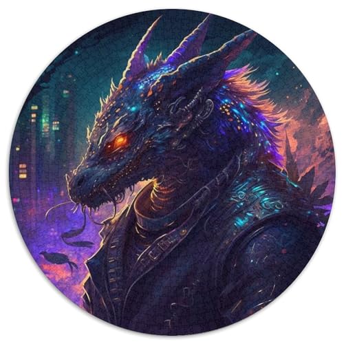 Puzzle für Erwachsene, 1000-teiliges futuristisches Ryujin-Puzzle für Erwachsene, anspruchsvolles Denkspiel – entspannendes Spielzeug für Teenager (67,5 x 67,5 cm) von XHAXING