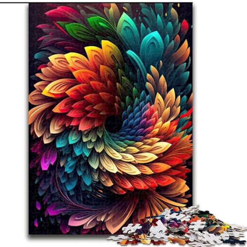 Puzzle für Erwachsene, 1000 wunderschöne Landschaftspuzzles aus Holz, Eltern, Partner, Freunde – ab 14 Jahren, 1000 Teile(50x75cm) von XHAXING