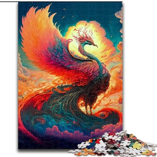 Puzzle für Erwachsene, 1000 wunderschöne Rosenpuzzles aus Holz, anspruchsvolles Denkspiel für Teenager, Spaß für den Familienspieleabend, 1000 Teile(50x75cm) von XHAXING
