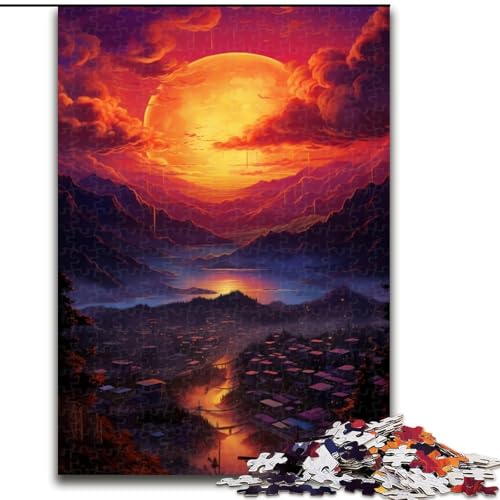 Puzzle für Erwachsene,1000 Teile,Sonnenuntergang über der Stadt mit Bäumen,Puzzle aus Holz,anspruchsvolles Denkspiel für Teenager,unterhaltsames interaktives Spiel für die ganze Familie,1000 Teile Puzzle für Erwachsene,1000 Teile,Sonnenuntergang über der Stadt mit Bäumen,Puzzle aus Holz,anspruchsvolles Denkspiel für Teenager,unterhaltsames interaktives Spiel für die ganze Familie,1000 Teile von XHAXING