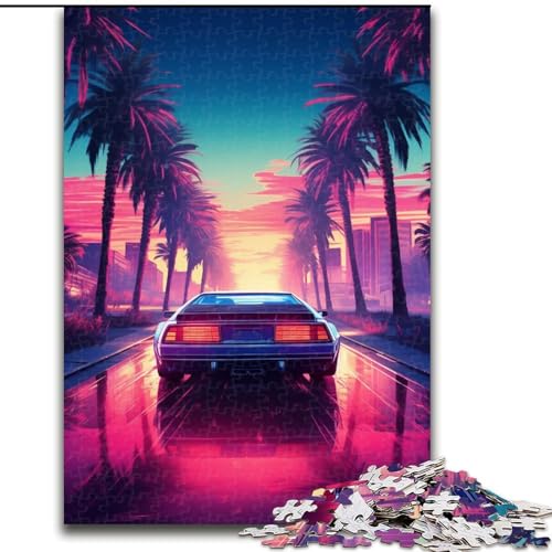 Puzzle für Erwachsene,1000 Teile,rosa,blaues und orangefarbenes Auto-Puzzle aus Holz,anspruchsvolles Denkspiel für Teenager,unterhaltsames interaktives Spiel für die ganze Familie,1000 Teile(50x75cm) Puzzle für Erwachsene,1000 Teile,rosa,blaues und orangefarbenes Auto-Puzzle aus Holz,anspruchsvolles Denkspiel für Teenager,unterhaltsames interaktives Spiel für die ganze Familie,1000 Teile(50x75cm) von XHAXING