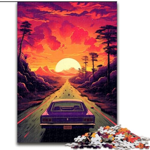 Puzzle für Erwachsene 1000, Spirit Wolf-Puzzle aus Holz, Geschenk für Männer und Frauen, Alltag und besondere Anlässe, 1000 Teile(50x75cm) von XHAXING