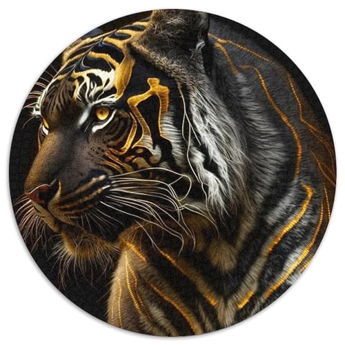 Puzzle für Erwachsene 1000 Tiger 1000-teiliges Puzzle für Erwachsene Muttertag, Geburtstag, Weihnachten (Größe 67,5 x 67,5 cm) von XHAXING
