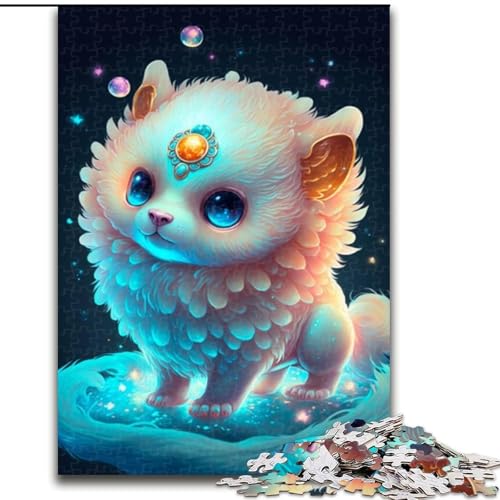 Puzzle mit 1000 Teilen, süßes Drachenbaby-Puzzle aus Holz, Spaß für die ganze Familie, Basteln, perfekt für Geburtstage, Feiertage, 1000 Teile(50x75cm) von XHAXING