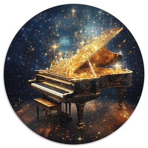 Puzzle mit 1000 Teilen für Erwachsene, Art Star Piano-Puzzles für Erwachsene, perfekt für Familienspaß, Partyspiele, Geburtstagsparty-Geschenke (67,5 x 67,5 cm) von XHAXING