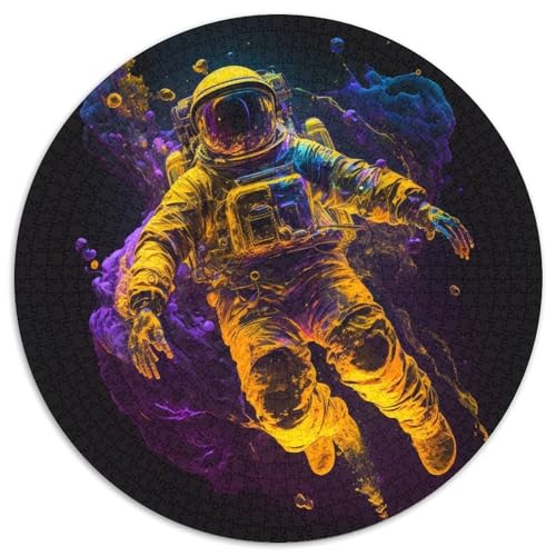 Puzzle mit 1000 Teilen für Erwachsene, Astronauten-Papierpuzzle, Teenager, Paare und Freunde zum Geburtstag, Weihnachten (Größe 67,5 x 67,5 cm) von XHAXING