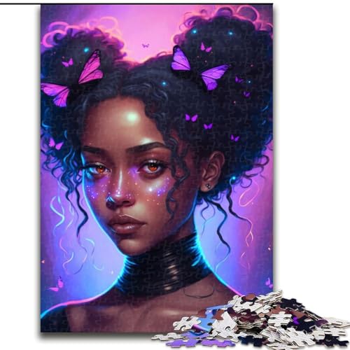 Puzzle mit 1000 Teilen für Erwachsene, Bezauberndes Mädchen-Puzzle aus Holz, anspruchsvolles Denkspiel für Teenager, perfekt als Heimdekoration oder Geschenk, 1000 Stück(50x75cm) von XHAXING