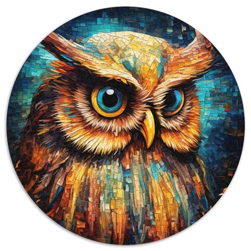 Puzzle mit 1000 Teilen für Erwachsene, Fantasy-Kunst-Eulen-Papierpuzzle, anspruchsvolles DIY-Denkspiel, perfektes Familienspiel oder dekoratives Geschenk (67,5 x 67,5 cm) von XHAXING