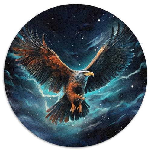 Puzzle mit 1000 Teilen für Erwachsene, Galaxien, Adler, Kartonpuzzle, anspruchsvolles Denkspiel für Teenager, Spaß für den Spieleabend mit der Familie (67,5 x 67,5 cm) von XHAXING