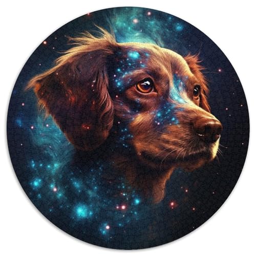 Puzzle mit 1000 Teilen für Erwachsene, Galaxien, goldene Haare, Papierpuzzle, Familienaktivitätsspiel für Teenager, anspruchsvolles Denkspiel (67,5 x 67,5 cm) von XHAXING