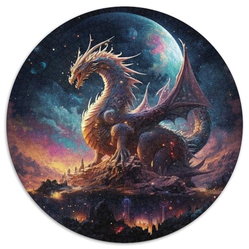 Puzzle mit 1000 Teilen für Erwachsene, Galaxy Dragon, Papierpuzzle, Familienaktivitätsspiel für Teenager, anspruchsvolles Denkspiel (67,5 x 67,5 cm) von XHAXING