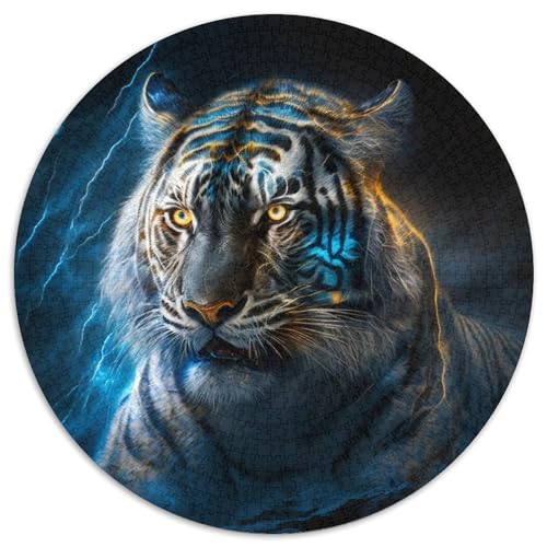 Puzzle mit 1000 Teilen für Erwachsene, Magic Tiger, 1000-teiliges Puzzle für Erwachsene, Geschenk für Männer und Frauen, für den Alltag und besondere Anlässe (Größe 67,5 x 67,5 cm) von XHAXING