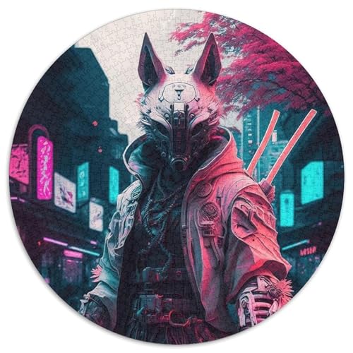 Puzzle mit 1000 Teilen für Erwachsene, Mechanisches Wolf-Papierpuzzle, anspruchsvolles DIY-Denkspiel, perfektes Familienspiel oder dekoratives Geschenk (67,5 x 67,5 cm) von XHAXING