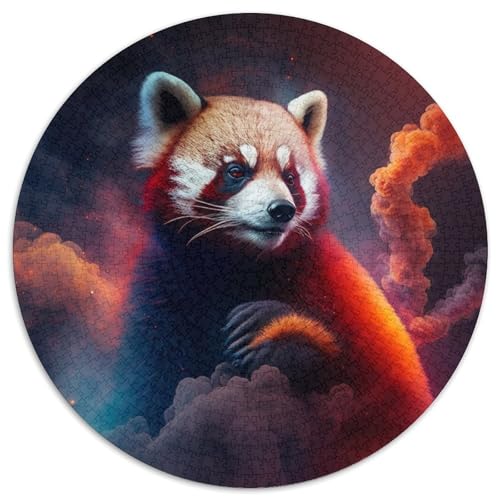 Puzzle mit 1000 Teilen für Erwachsene, Roter Panda-Nebel, 1000-teiliges Puzzle, Geburtstage, Feiertage und als Heimdekoration (67,5 x 67,5 cm) von XHAXING