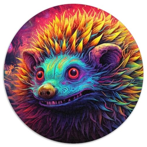 Puzzle mit 1000 Teilen für Erwachsene, Tier-Igel, anspruchsvolle Puzzles für Teenager und Familienspaß – DIY-Denkspiel als Geschenk (67,5 x 67,5 cm) von XHAXING