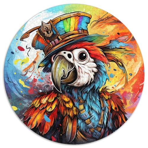 Puzzle mit 1000 Teilen für Erwachsene, Tiere, Vögel, Papageien, Kartonpuzzle, anspruchsvolle DIY-Kunst für Enthusiasten, Entspannung (67,5 x 67,5 cm) von XHAXING