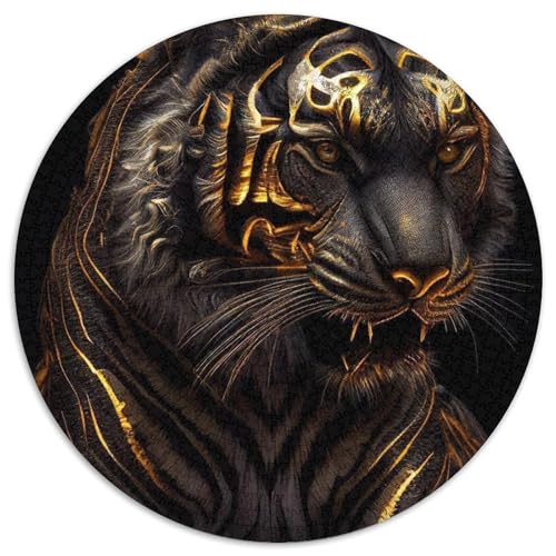 Puzzle mit 1000 Teilen für Erwachsene, Tiger, 1000-teiliges Puzzle für Erwachsene, DIY-Kunstdekor, (Größe 67,5 x 67,5 cm) von XHAXING