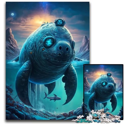 Robben-Traumpuzzle mit 1000 Teilen für Erwachsene, ideal für Familienspaß, Entspannung, 26x38cm Robben-Traumpuzzle mit 1000 Teilen für Erwachsene, ideal für Familienspaß, Entspannung, 26x38cm von XHAXING