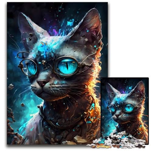 Siamkatzen-Puzzles für 1000 Teile, Holzpuzzles, anspruchsvolles DIY-Denkspiel, perfektes Familienspiel oder dekoratives Geschenk, 50x75cm Siamkatzen-Puzzles für 1000 Teile, Holzpuzzles, anspruchsvolles DIY-Denkspiel, perfektes Familienspiel oder dekoratives Geschenk, 50x75cm von XHAXING
