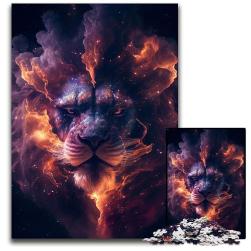 Star Sovereign Löwen-Puzzle 1000 Teile für Erwachsene. Schwierige Puzzles für Erwachsene. Herausforderndes Denkspiel – Entspannendes Spielzeug für Teenager. 50x75cm von XHAXING
