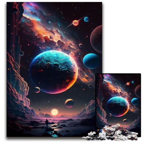 Strange Universe 1000-teiliges Puzzle für Erwachsene. Anspruchsvolles DIY-Denkspiel, perfektes Familienspiel oder dekoratives Geschenk. 26x38cm Strange Universe 1000-teiliges Puzzle für Erwachsene. Anspruchsvolles DIY-Denkspiel, perfektes Familienspiel oder dekoratives Geschenk. 26x38cm von XHAXING