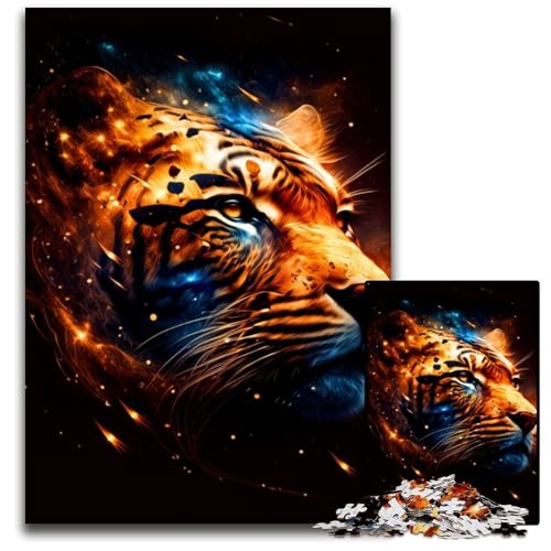 Tiger-Puzzle 1000 Teile für Erwachsene Schwierige Puzzles für Erwachsene Herausforderndes Denkspiel - Entspannendes Spielzeug für Teenager 26X38CM/10.23x14.96inch Tiger-Puzzle 1000 Teile für Erwachsene Schwierige Puzzles für Erwachsene Herausforderndes Denkspiel - Entspannendes Spielzeug für Teenager 26X38CM/10.23x14.96inch von XHAXING